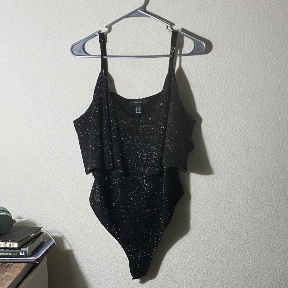 Shimmery body suit